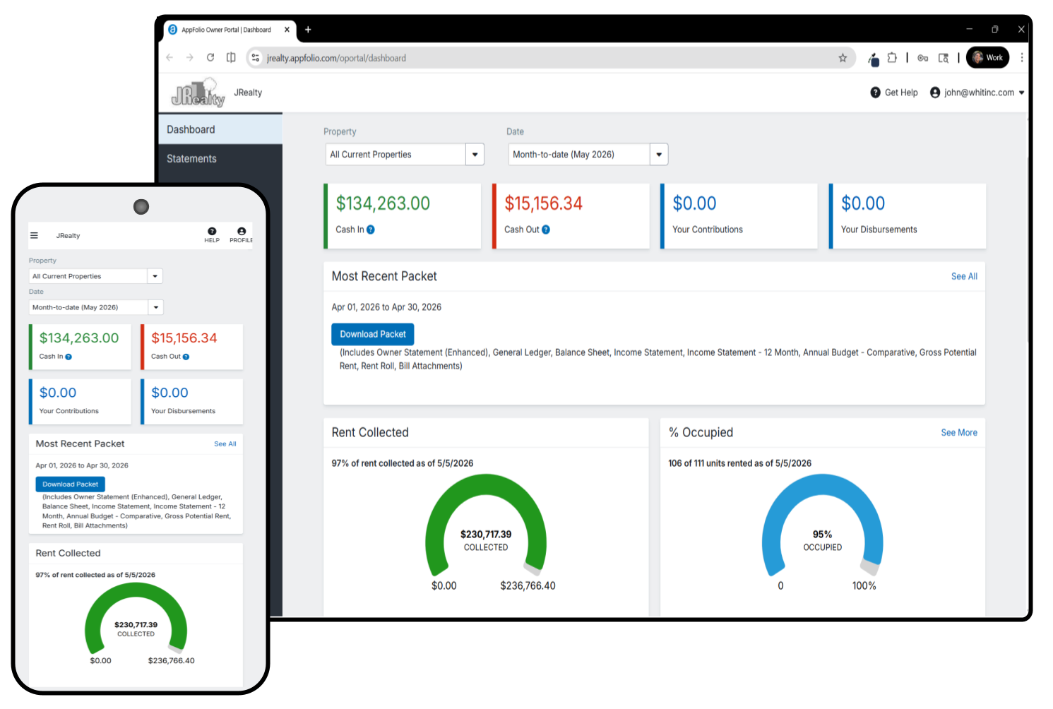 Appfolio tab